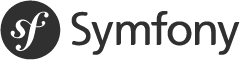 The logo of Symfony 2.x